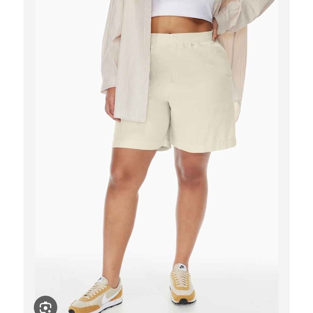 Aritiza Wilfred Free Nova High Waisted Linen Blend Short Sz L